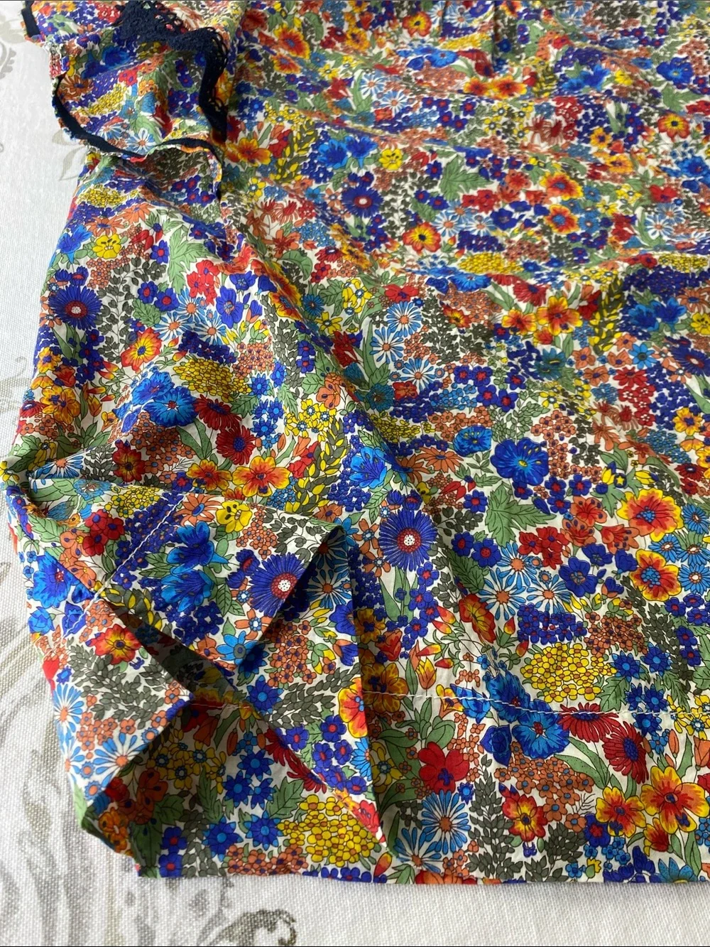 J. CREW Cotton Poplin Top in Liberty Margaret Annie Floral Print Womens small